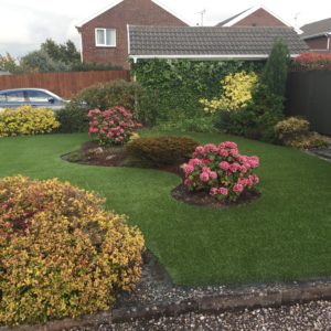 Synthetic Turf in front garden